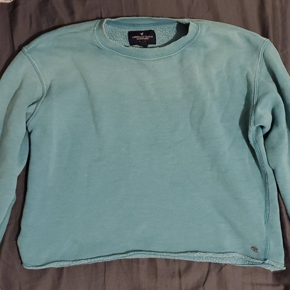 cropped sweatshirt